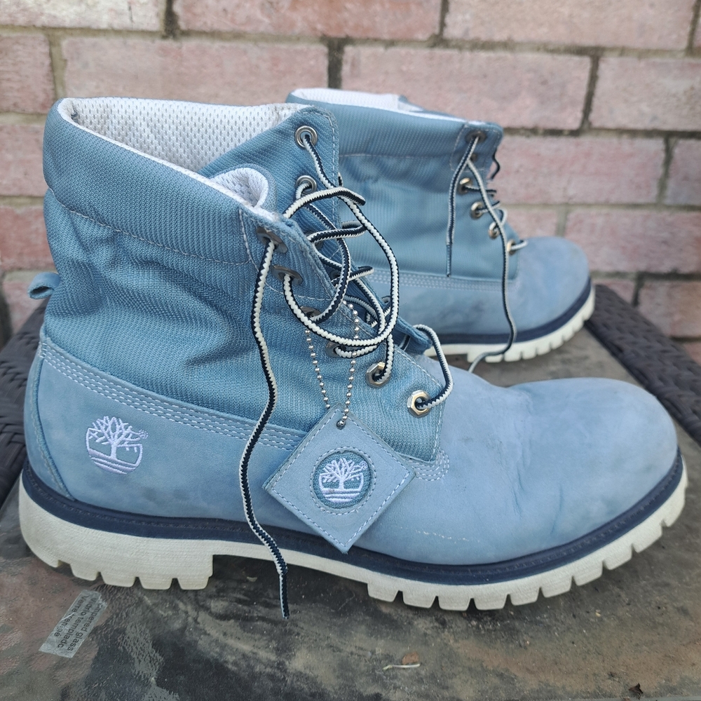 Original PowderBlue, no-wet, TIMBERLAND boots